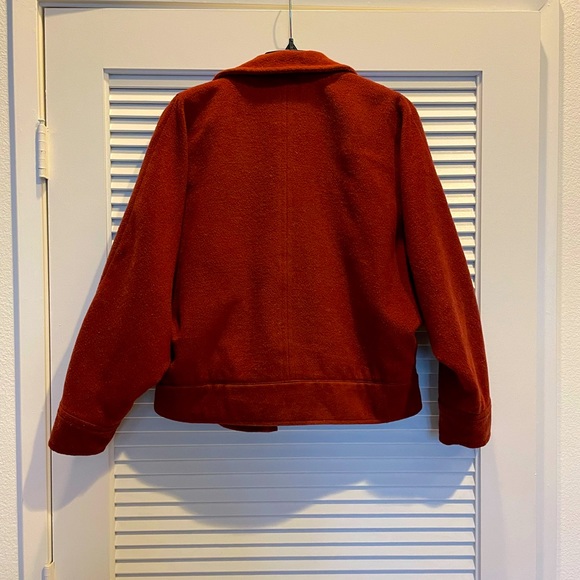 Free People Bella Dolman Wool Coat in Terra Cotta - Picture 6 of 7